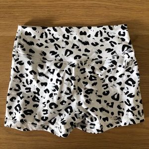 Muscle Nation Snow leopard Shorts